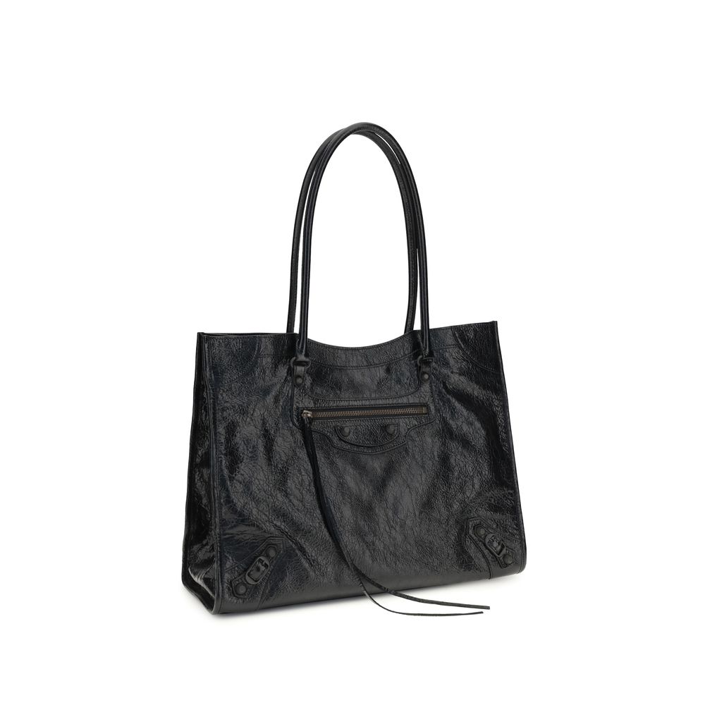 Balenciaga Black Lamb Ovis Aries Aries Shoulder Bag - Image 2
