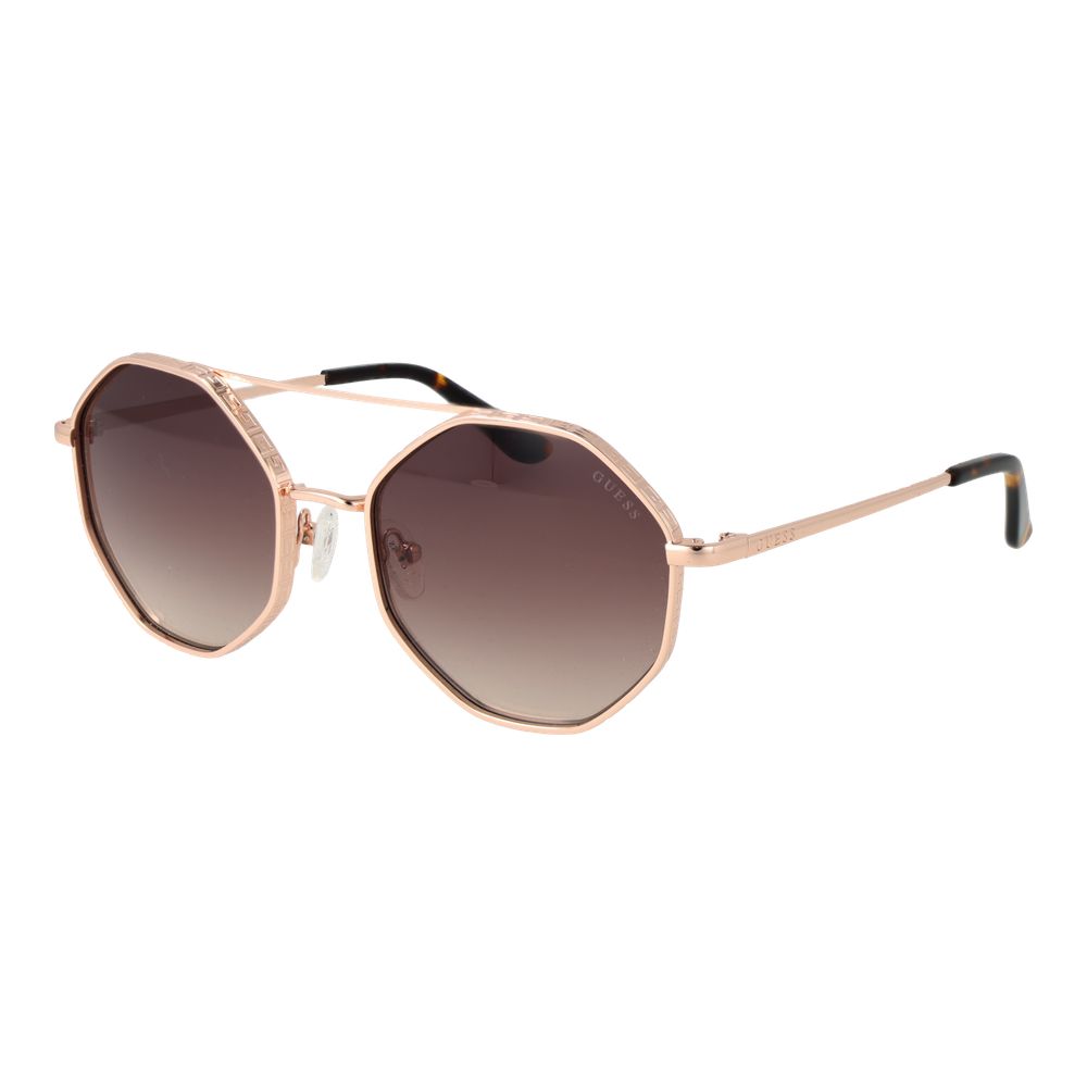 Guess Rose Gold Metal Sunglasses