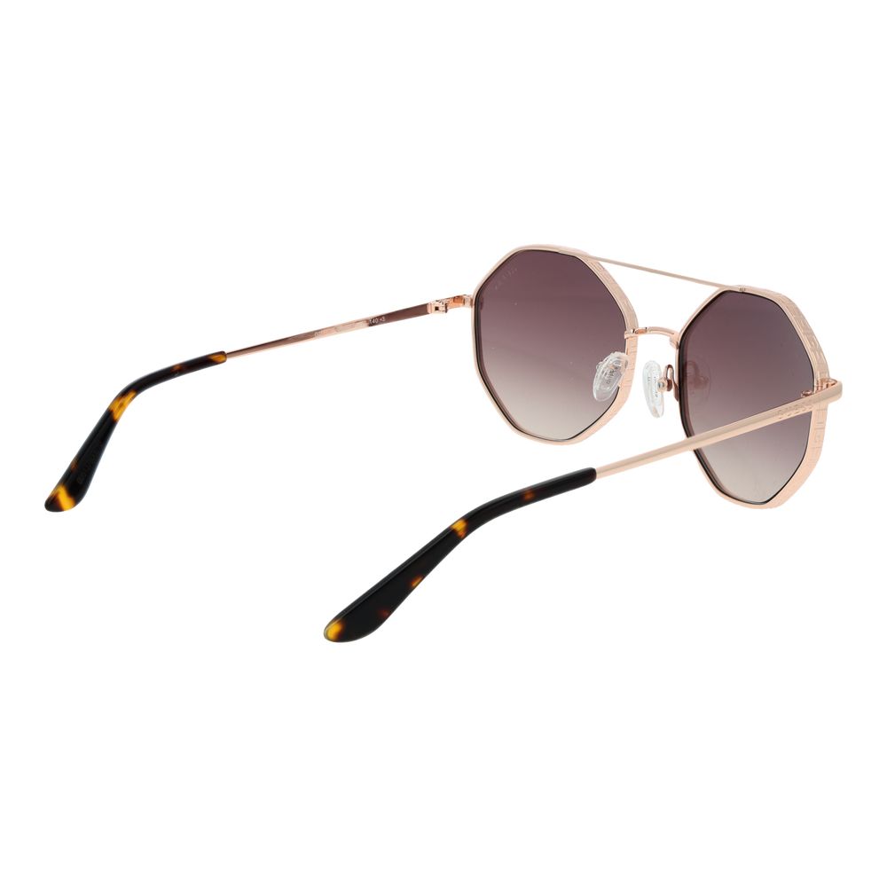 Guess Rose Gold Metal Sunglasses - Image 3