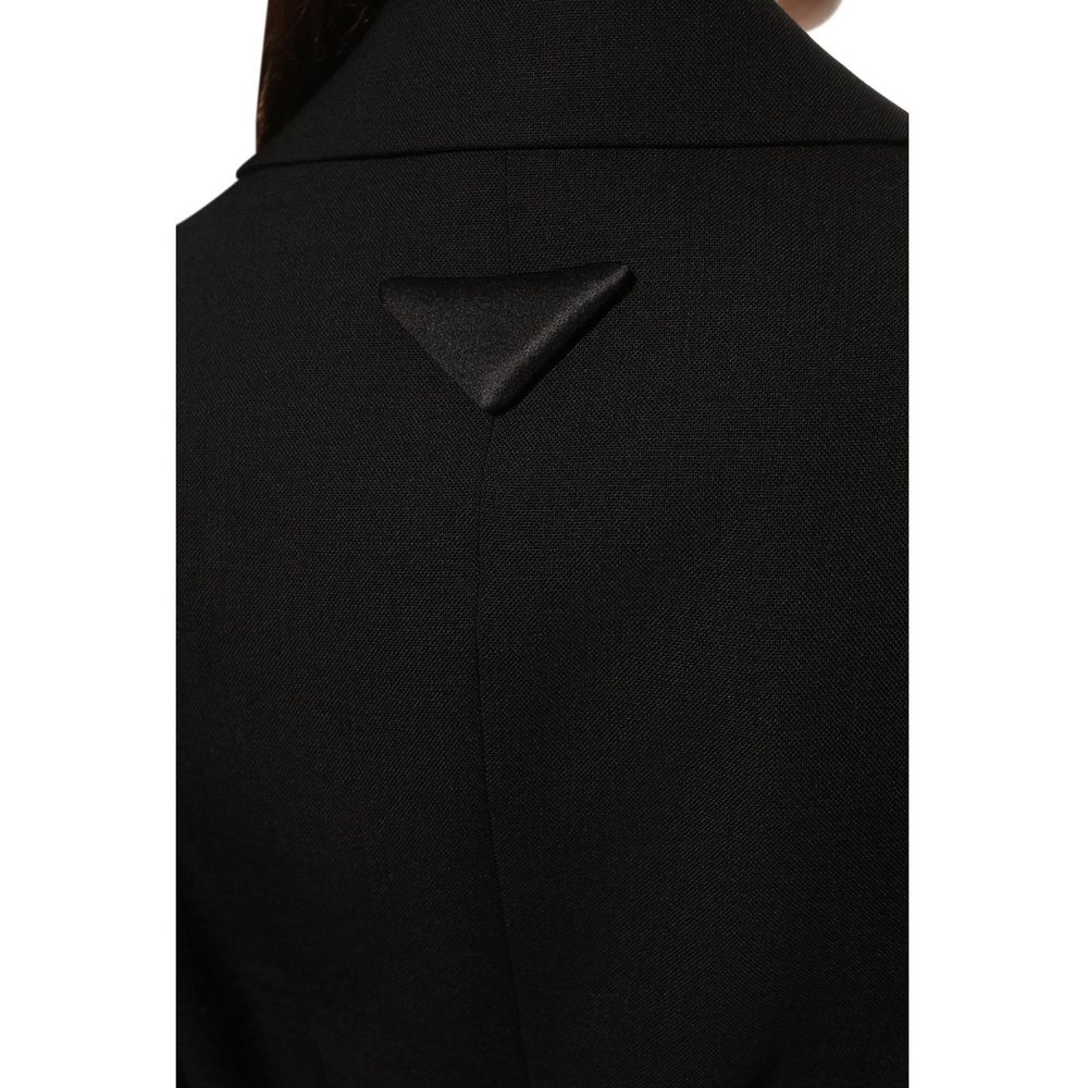 Prada Black Wool Blazer - Image 4