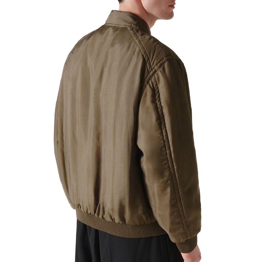 Saint Laurent Green Copper Bomber - Image 3