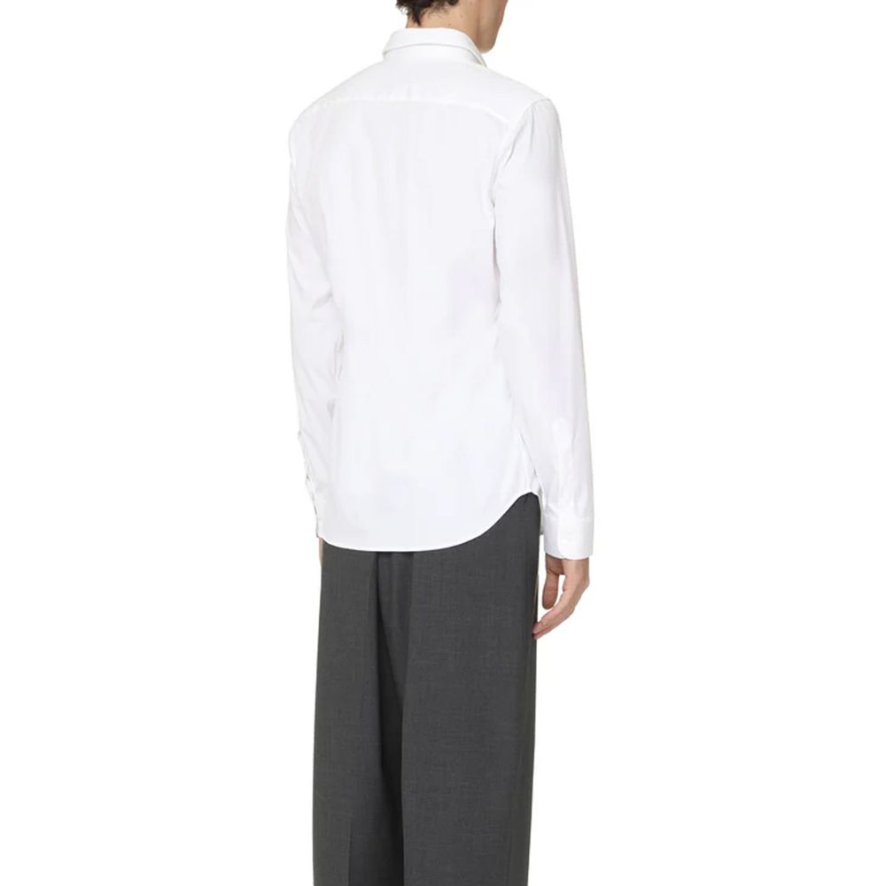 Gucci White Cotton Dress Shirt - Image 3