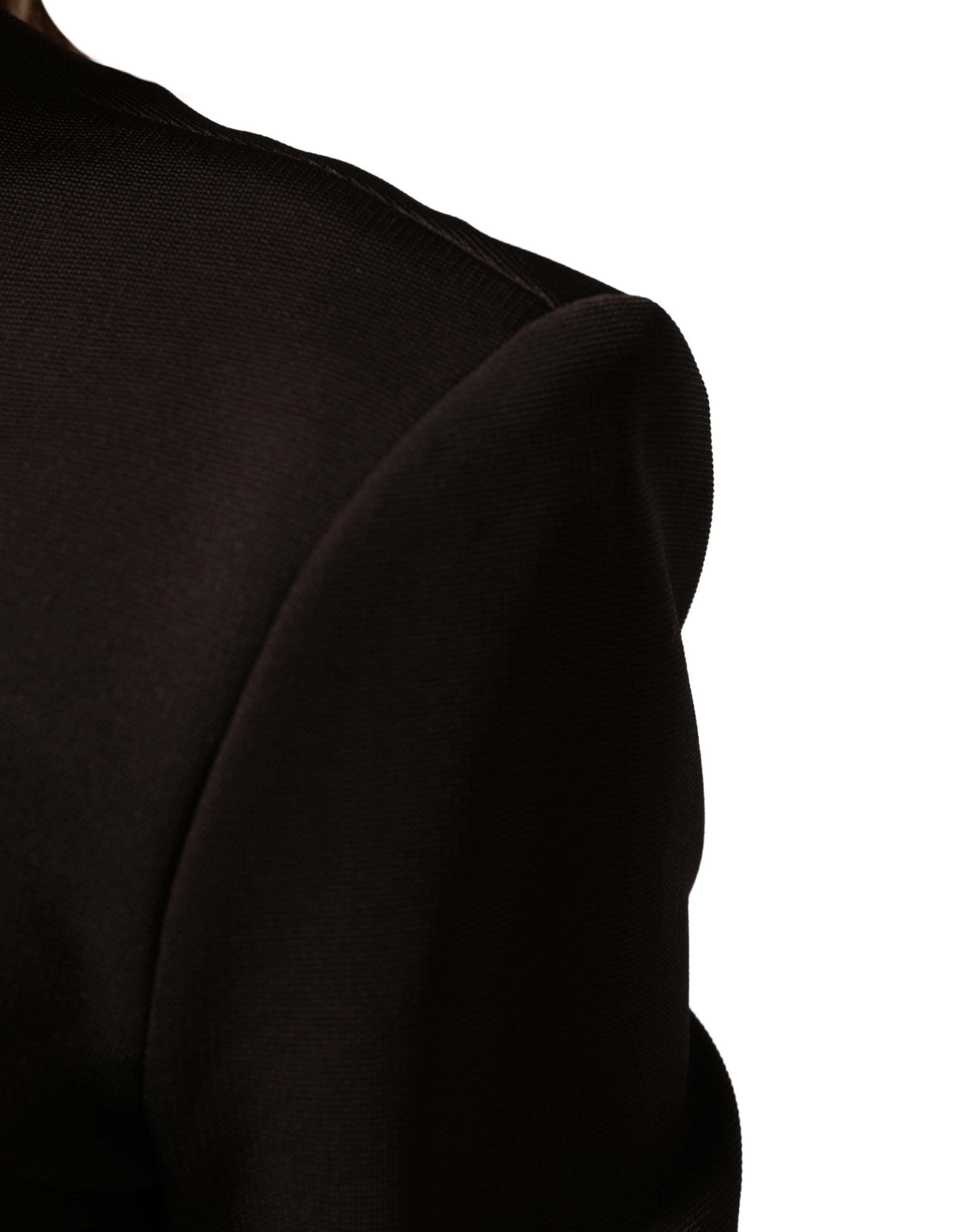 Dolce & Gabbana Brown Turtleneck Jersey Long Maxi Dress - Image 7
