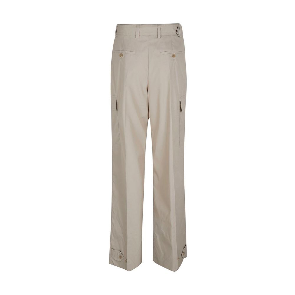 Prada Beige Cotton Cargo Pants - Image 2