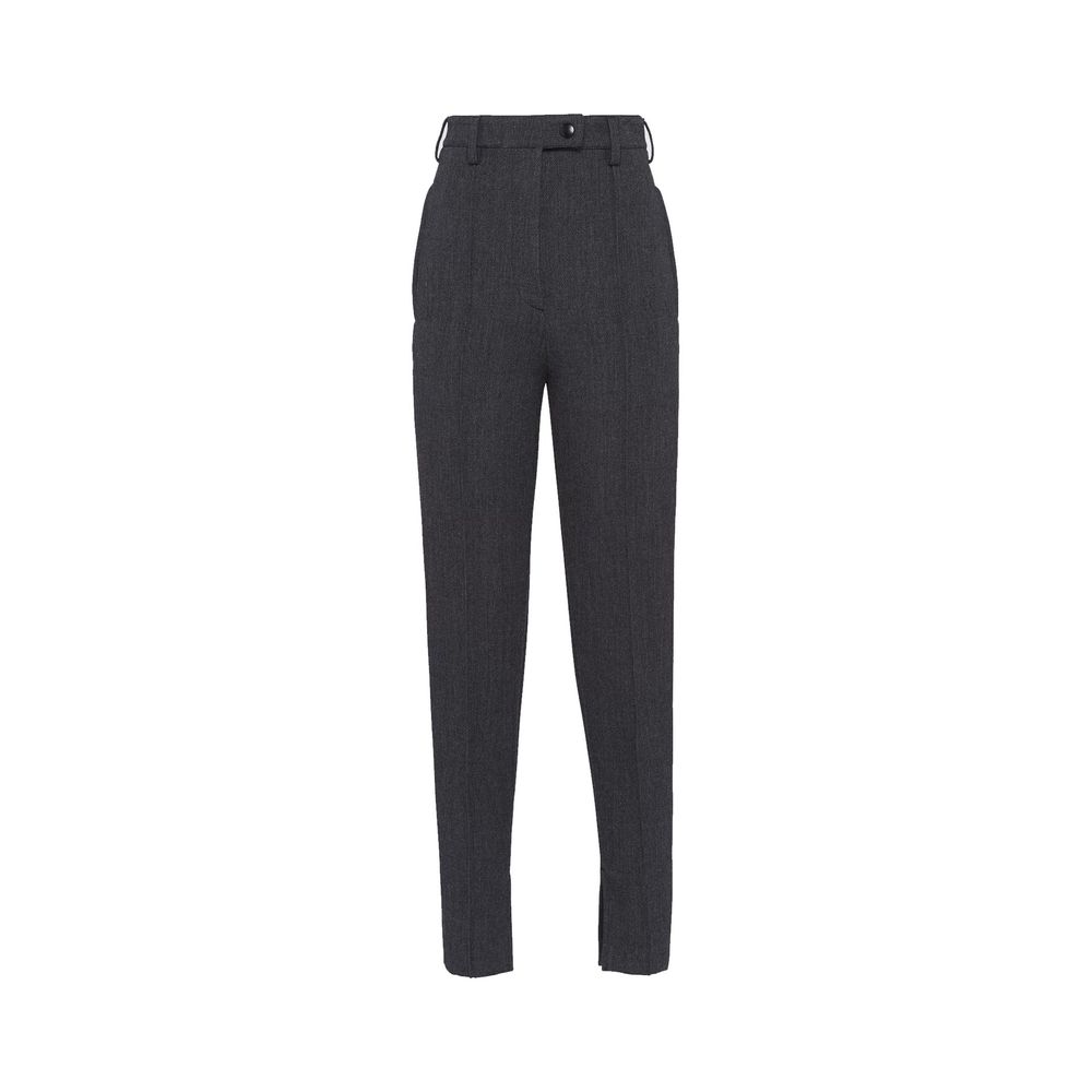 Prada Gray Elastane Pants