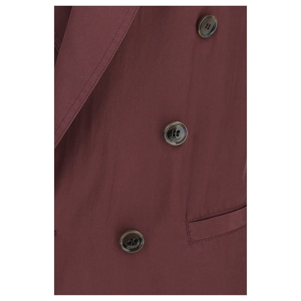 Saint Laurent Purple Silk Blazer - Image 3