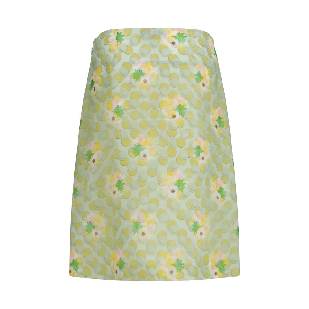 Fendi Multicolor Silk Midi Skirt - Image 2