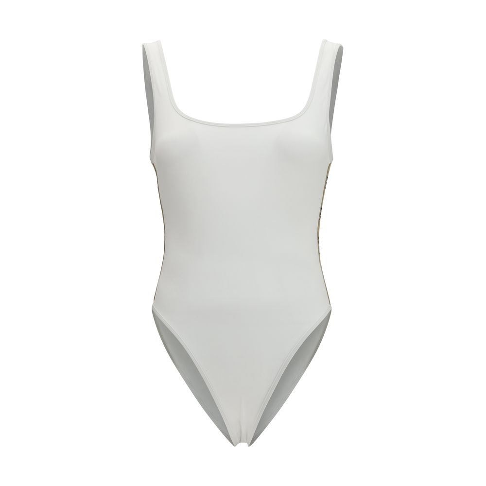 Burberry White Polyamide One-Piece Swimsuit