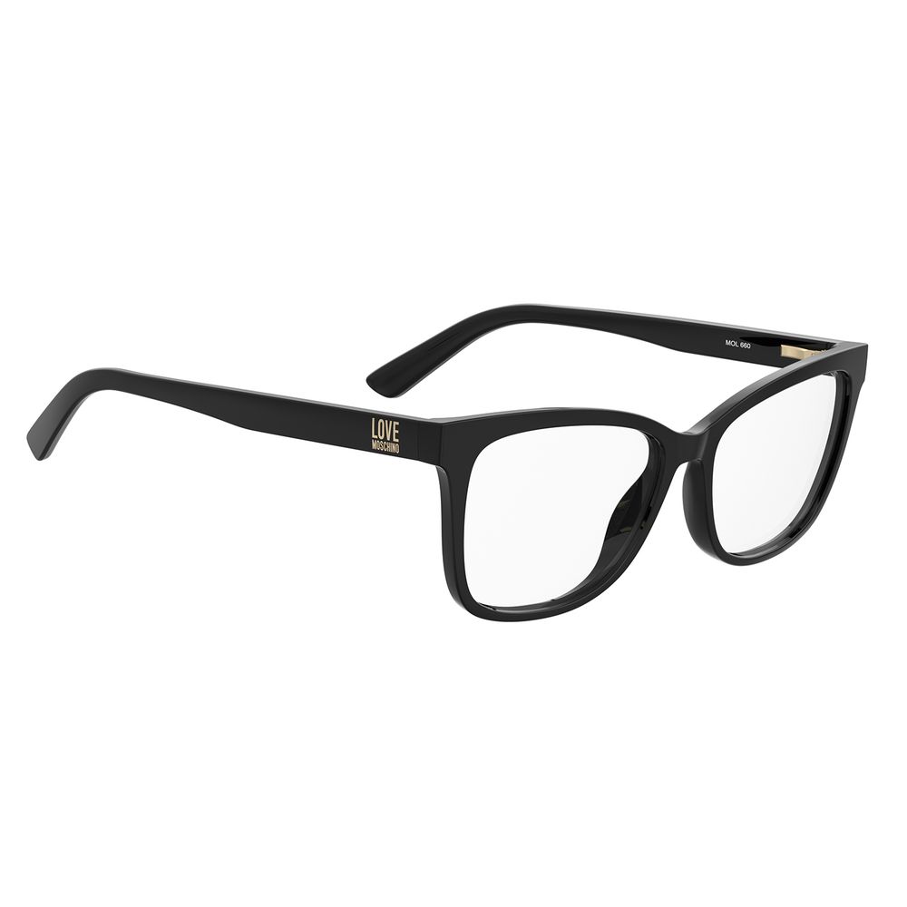 Love Moschino Black Plastic Glasses (Frames) - Image 3