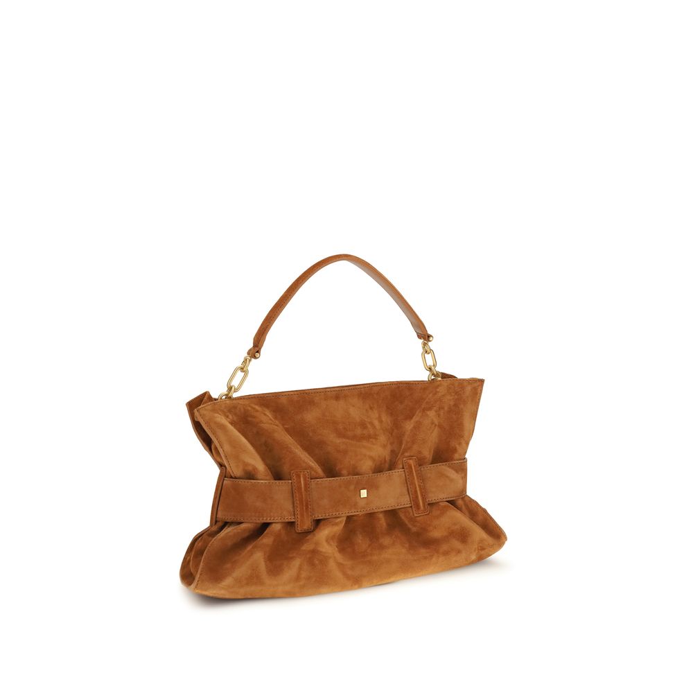 Balmain Brown Calf Leather Bos Taurus Handbag - Image 3