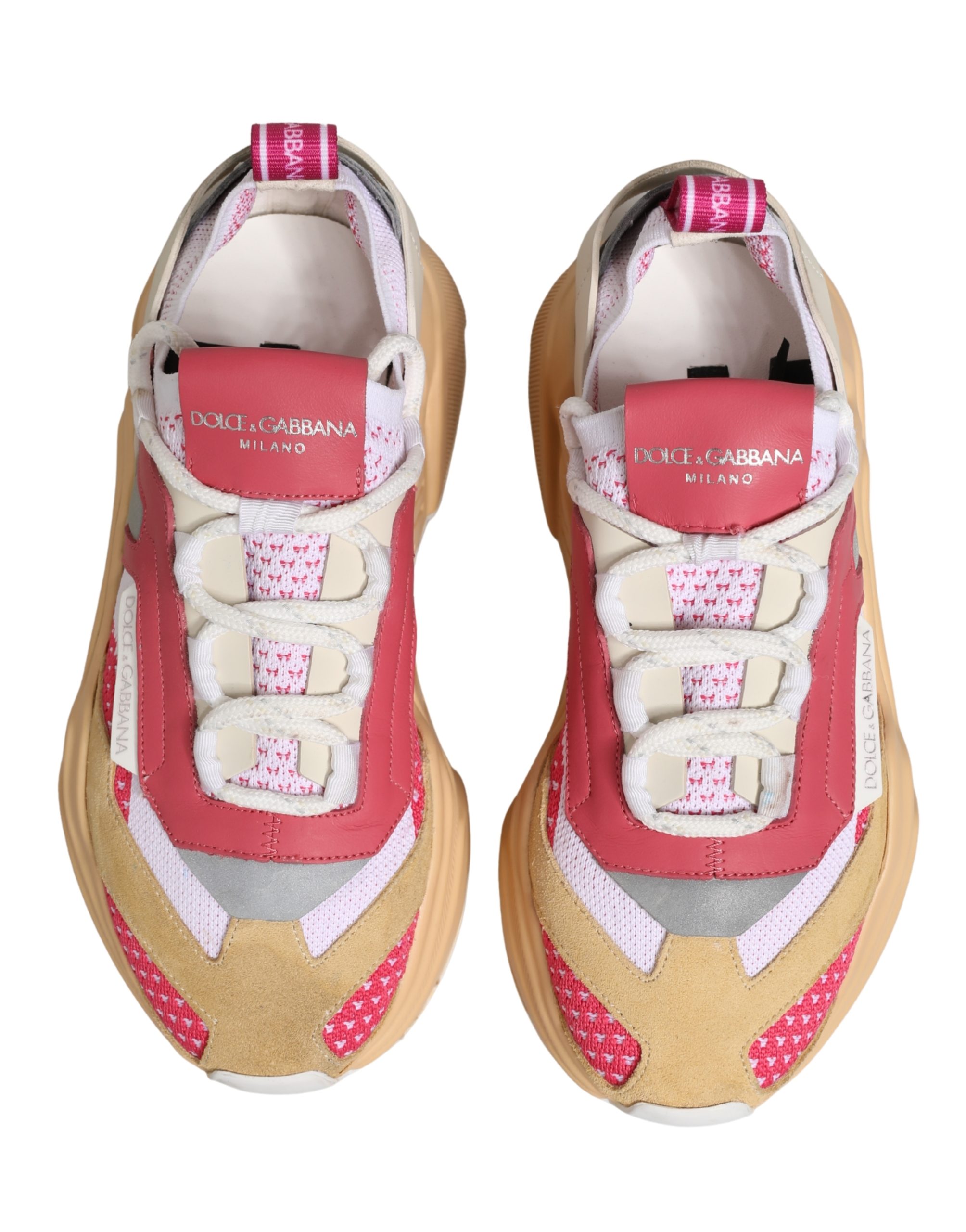 Dolce & Gabbana Multicolor Daymaster Low Top Sneakers Shoes - Image 5