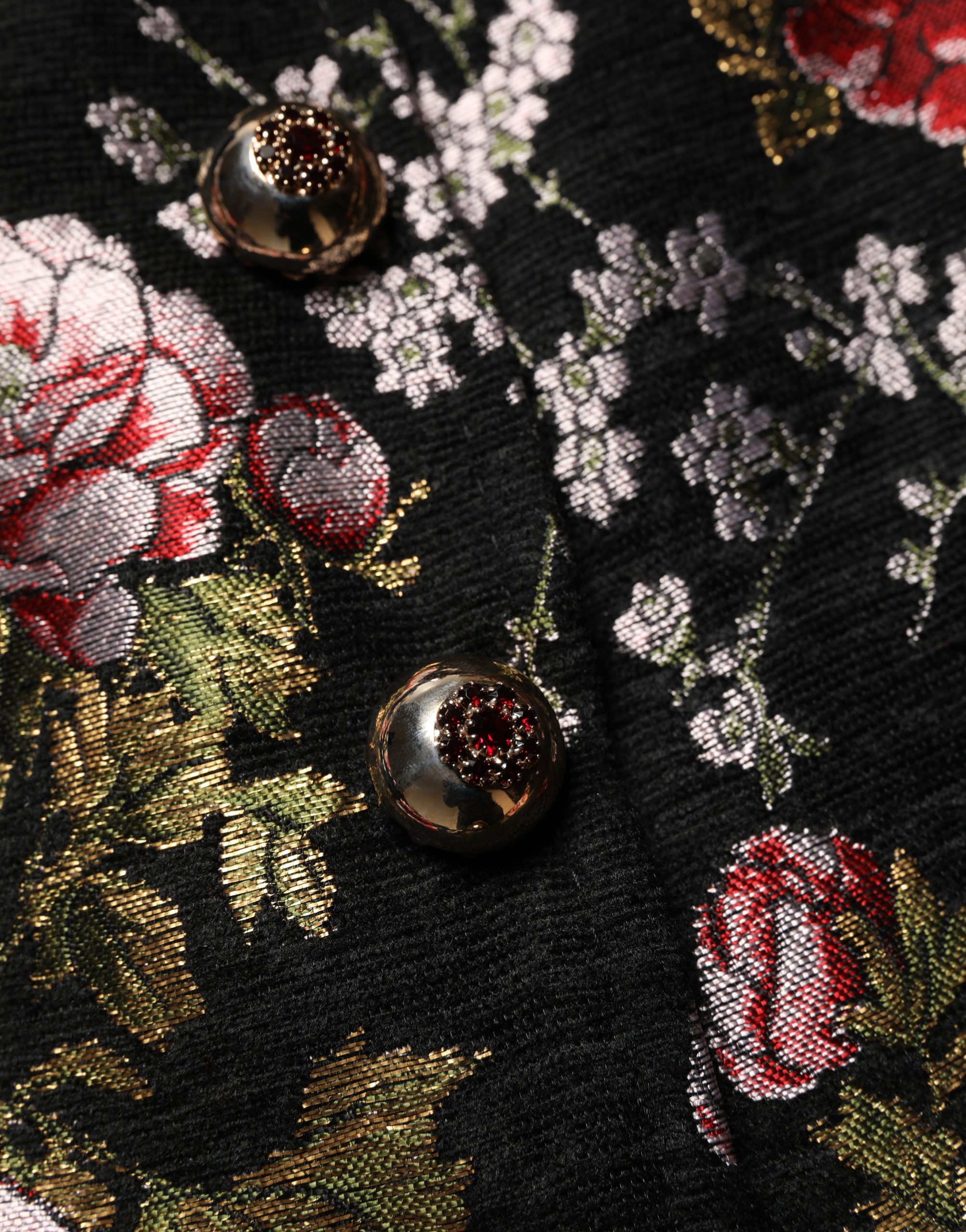 Dolce & Gabbana Multicolor Floral Brocade Blazer Jacket - Image 7