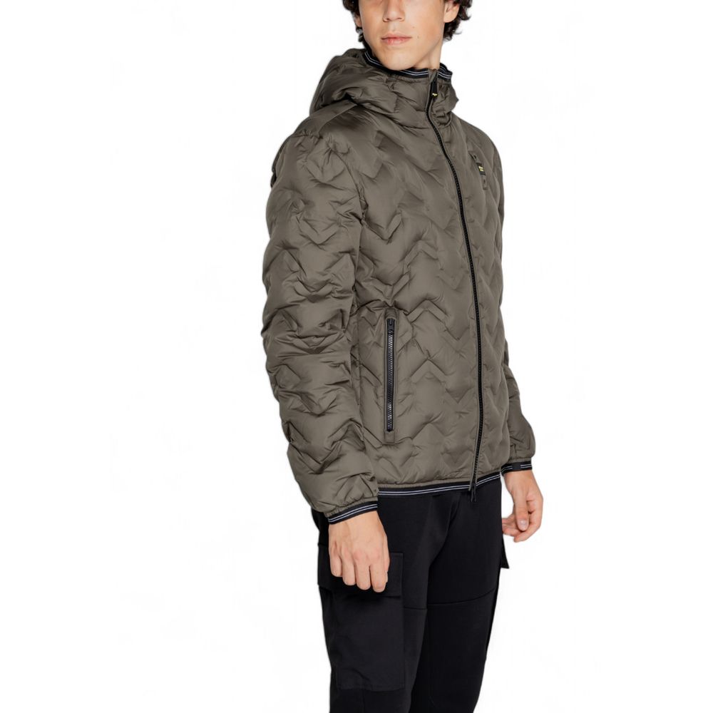 Blauer Bicolor Polyethylene Full-Length Jacket - Image 2
