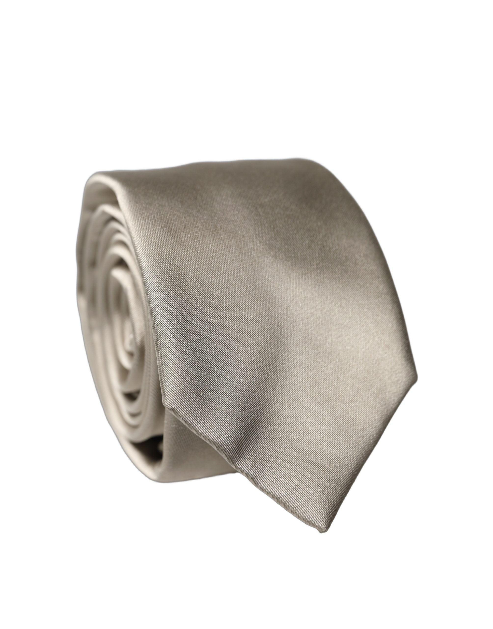 Dolce & Gabbana White Tattoo Floral Silk Adjustable Men Tied Necktie Tie