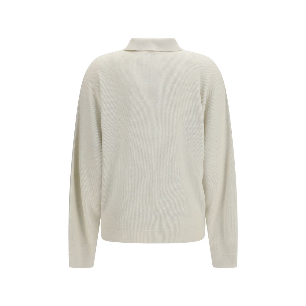 Calvin Klein Beige Silk Sweatshirt - Image 2