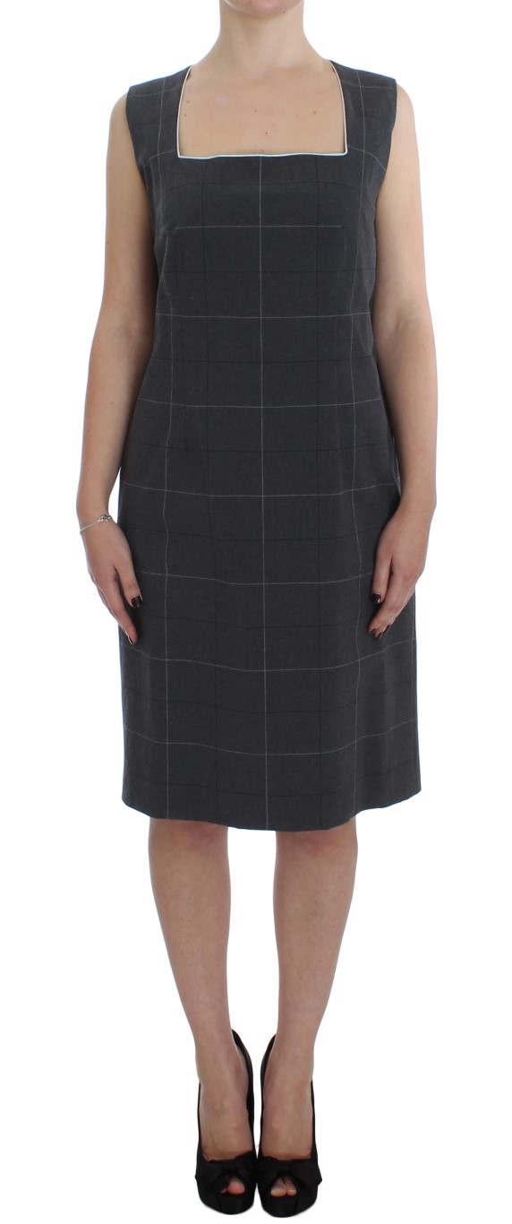 BENCIVENGA Gray Stretch Sheath Dress Suit Set - Image 5