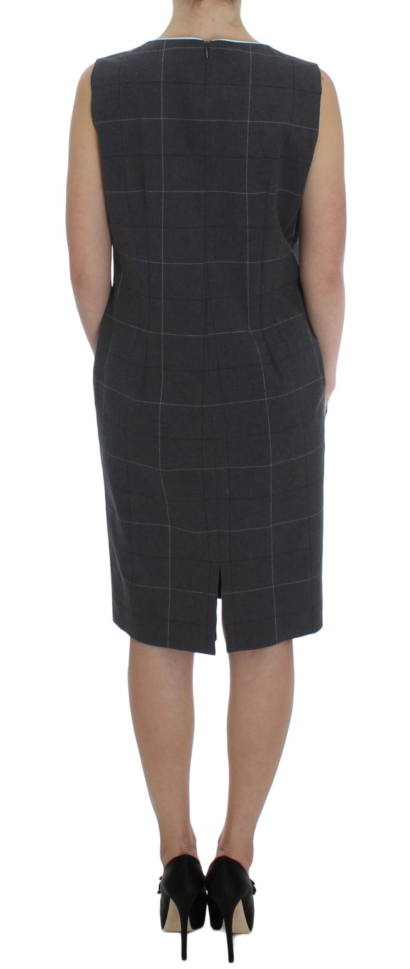 BENCIVENGA Gray Stretch Sheath Dress Suit Set - Image 7