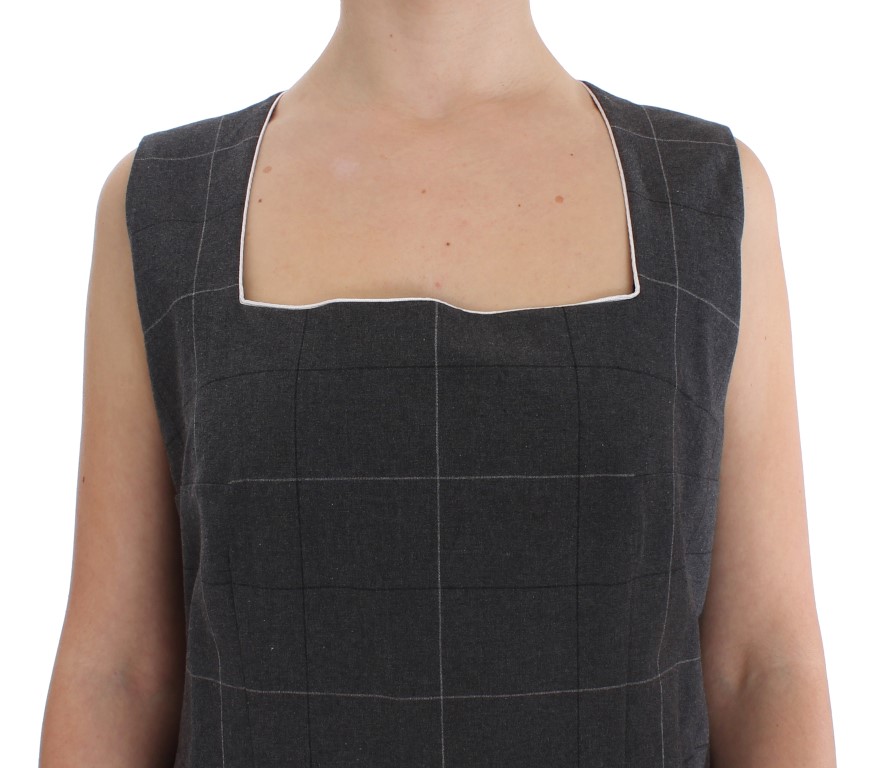 BENCIVENGA Gray Stretch Sheath Dress Suit Set - Image 8