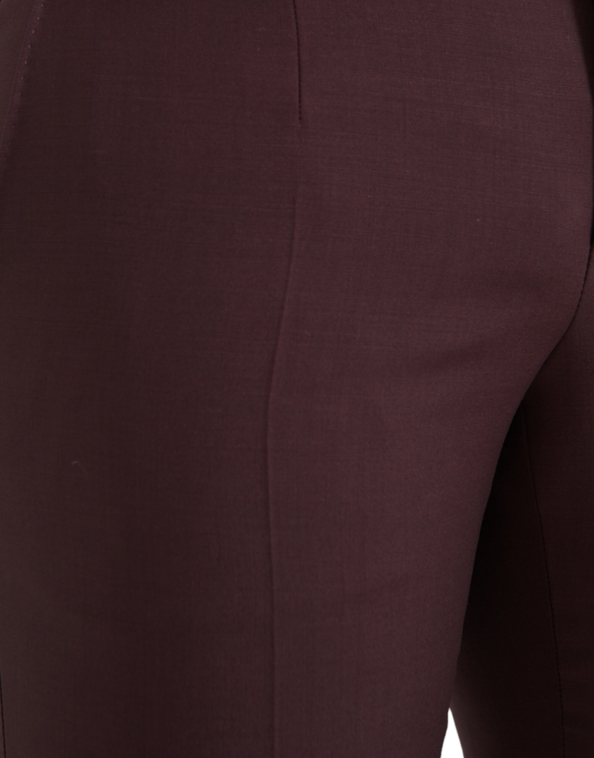 Dolce & Gabbana Maroon Wool Men Slim Fit Dress Pants - Image 4