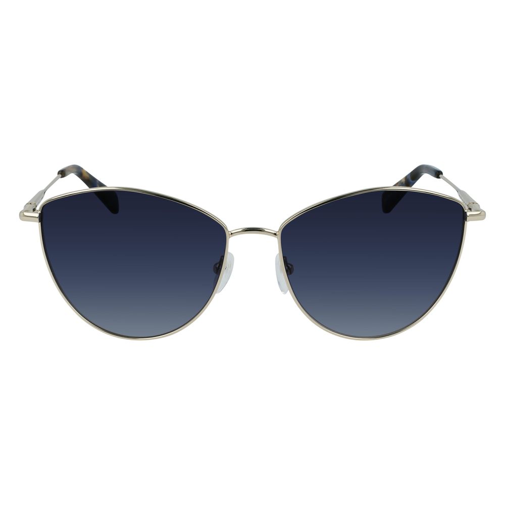 Longchamp Gold Metal Sunglasses - Image 2