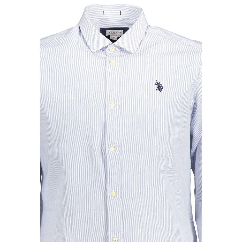 U.S. POLO ASSN. Azzurro Cotton Men's Shirt - Image 3
