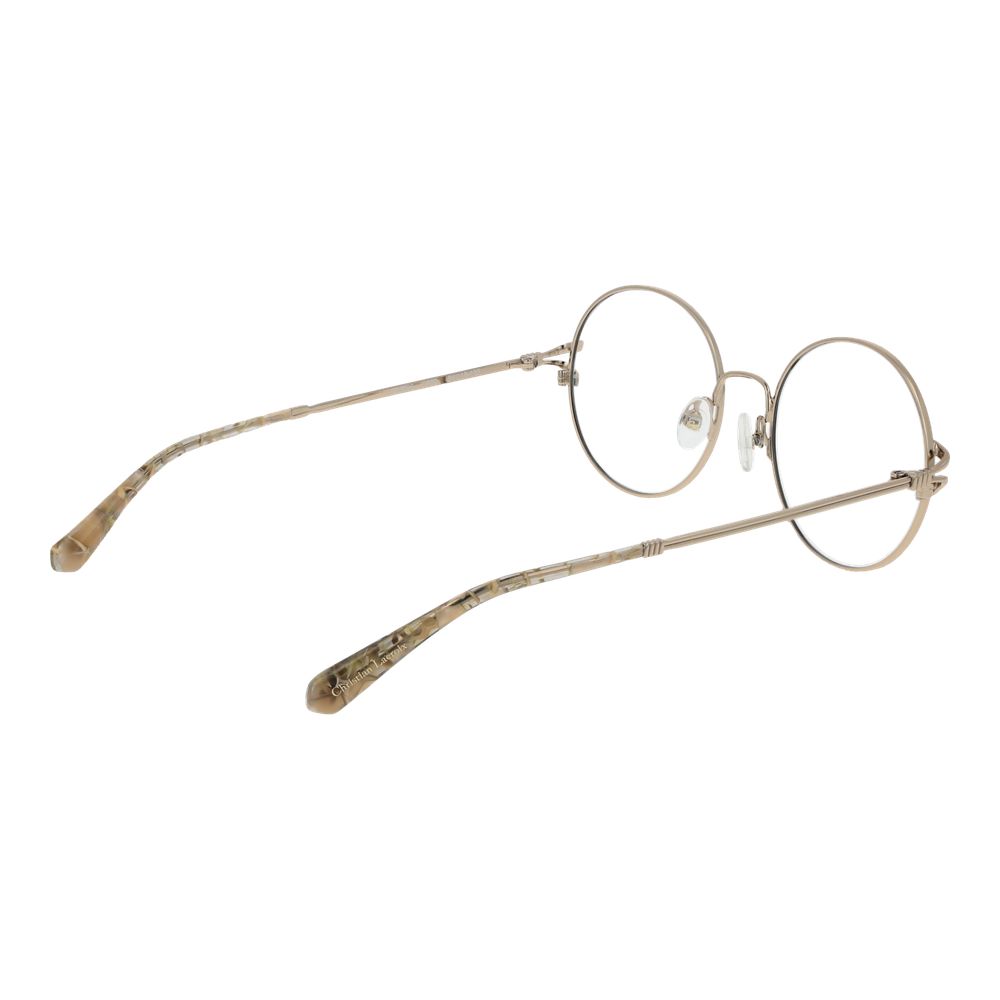 Christian Lacroix Beige Metal Glasses (Frames) - Image 3