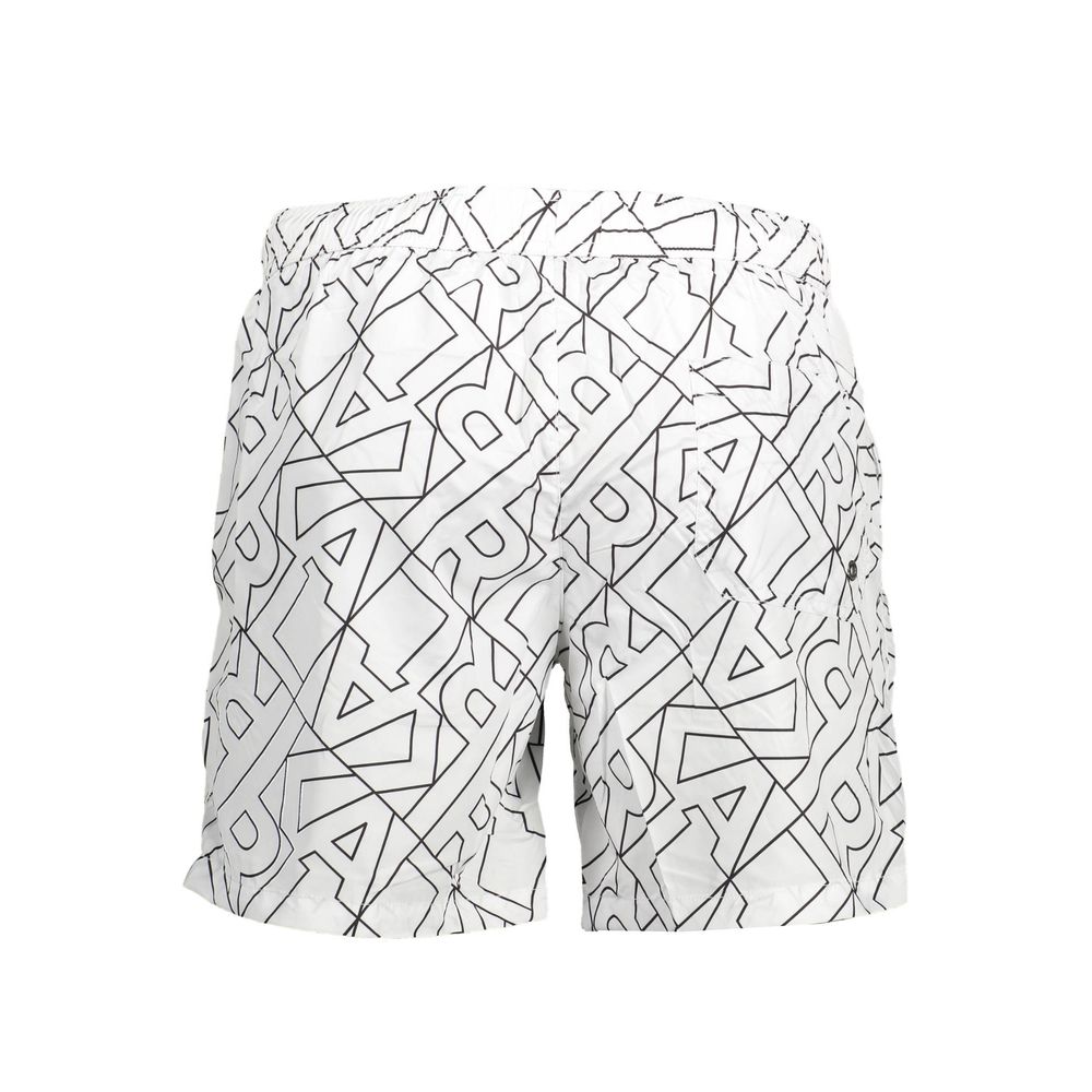 Karl Lagerfeld Bianco Polyester Men's Swim Boxer - Image 2