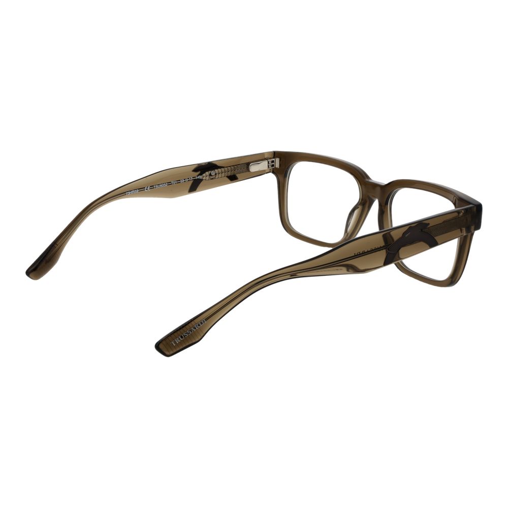 Trussardi Brown Acetate Glasses (Frames) - Image 3