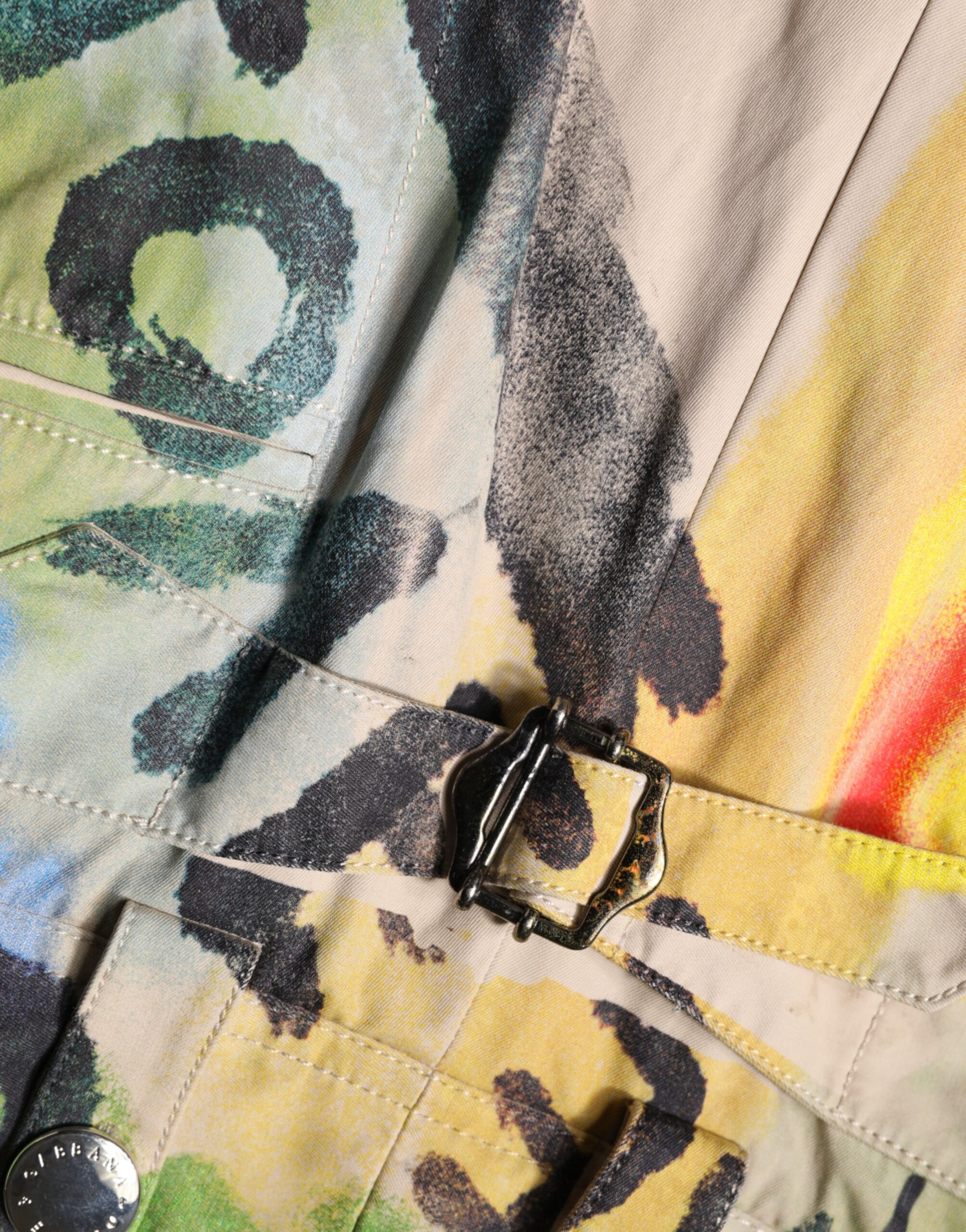 Dolce & Gabbana Multicolor Graffiti HighWaist Bermuda Shorts - Image 7