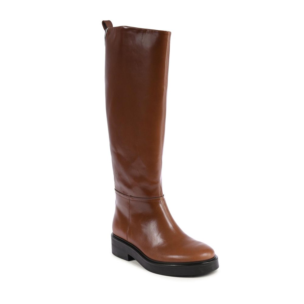 Tommy Hilfiger Brown Leather Ankle Boots - Image 2