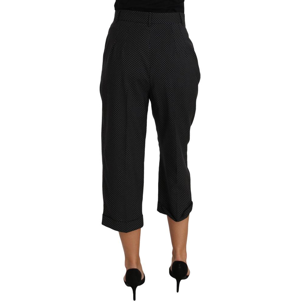 Dolce & Gabbana Black Cotton Pants - Image 3