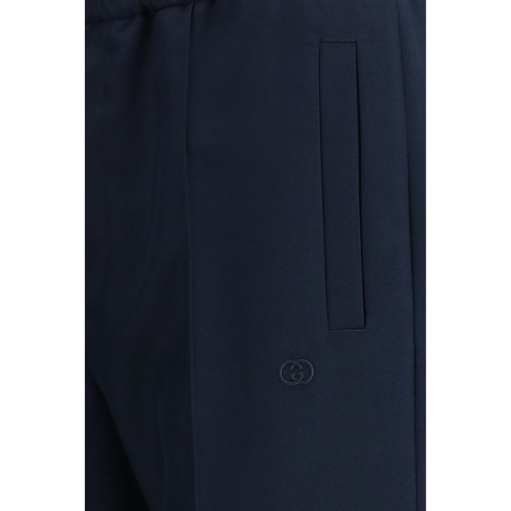 Gucci Blue Polyester Casual Pants - Image 3