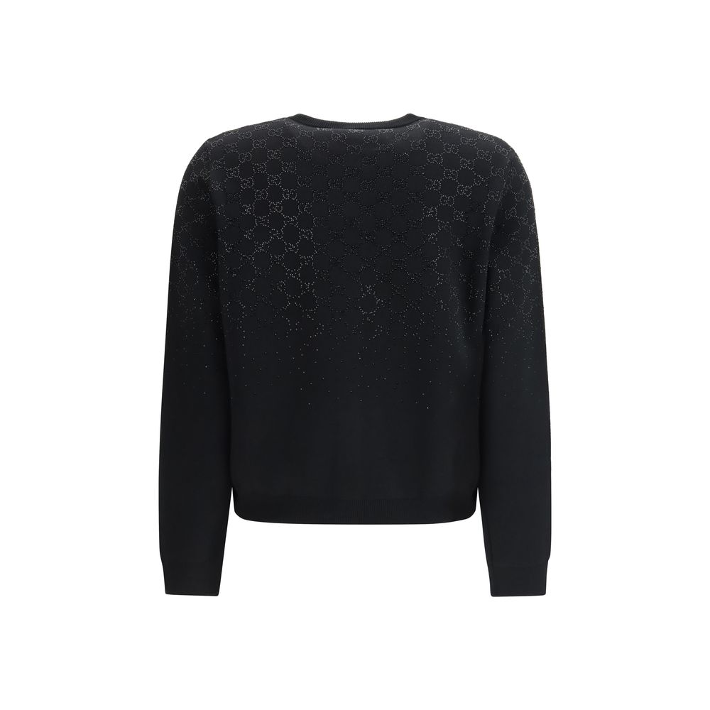 Gucci Black Wool Cardigan - Image 2