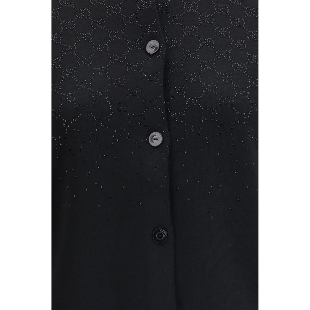 Gucci Black Wool Cardigan - Image 3