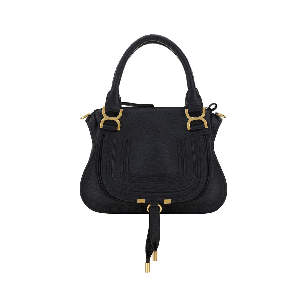 ChloƩ Black Calf Leather Bos Taurus Handbag
