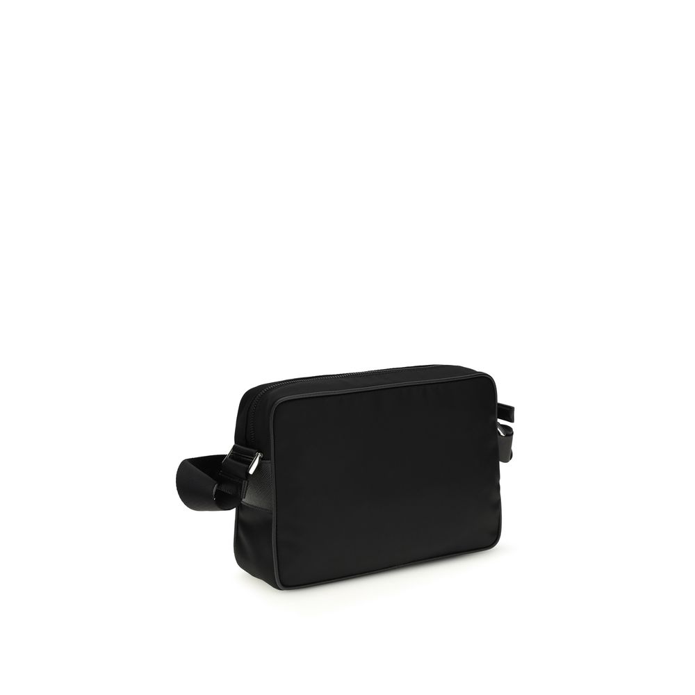 Prada Black Recycled Polyamide Shoulder Bag - Image 3