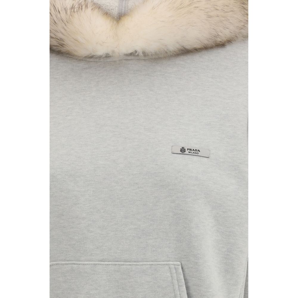 Prada Gray Cotton Sweatshirt - Image 3