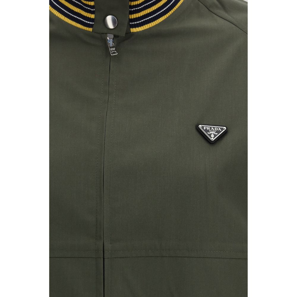 Prada Bicolor Polyester Bomber - Image 3