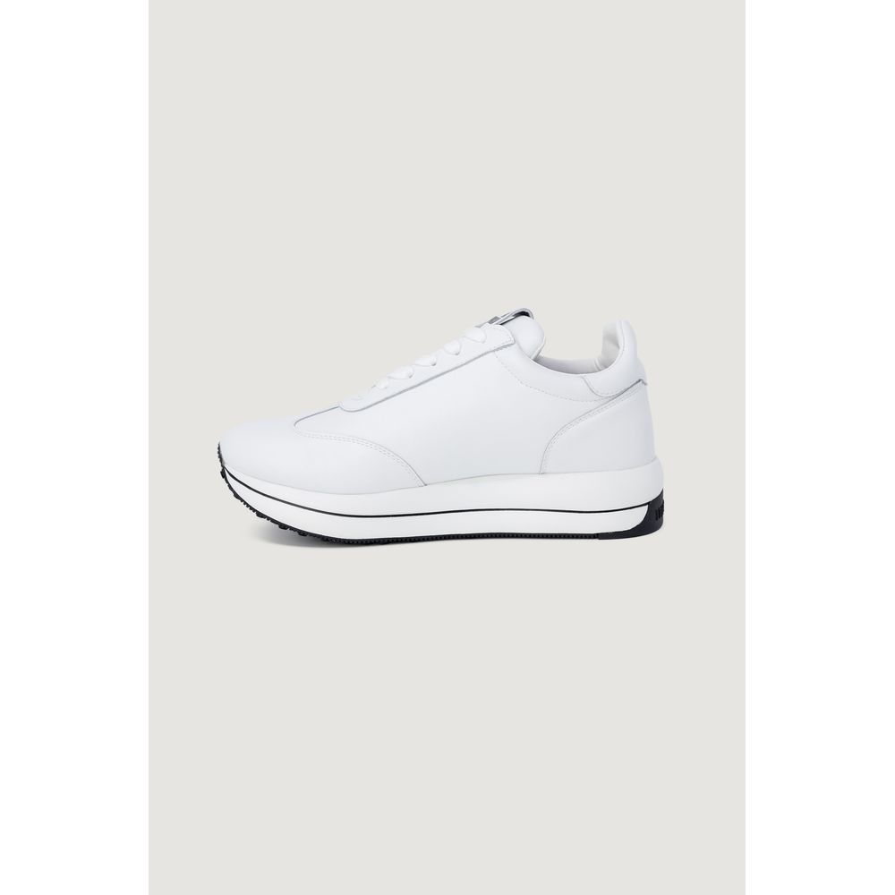Love Moschino White Leather Low Top Sneakers - Image 5