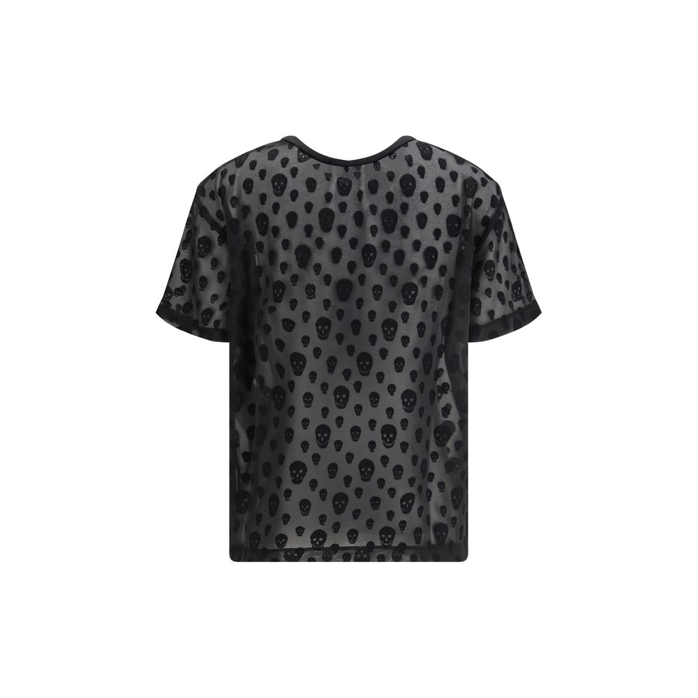 Alexander McQueen Black Polyamide T-Shirt - Image 2