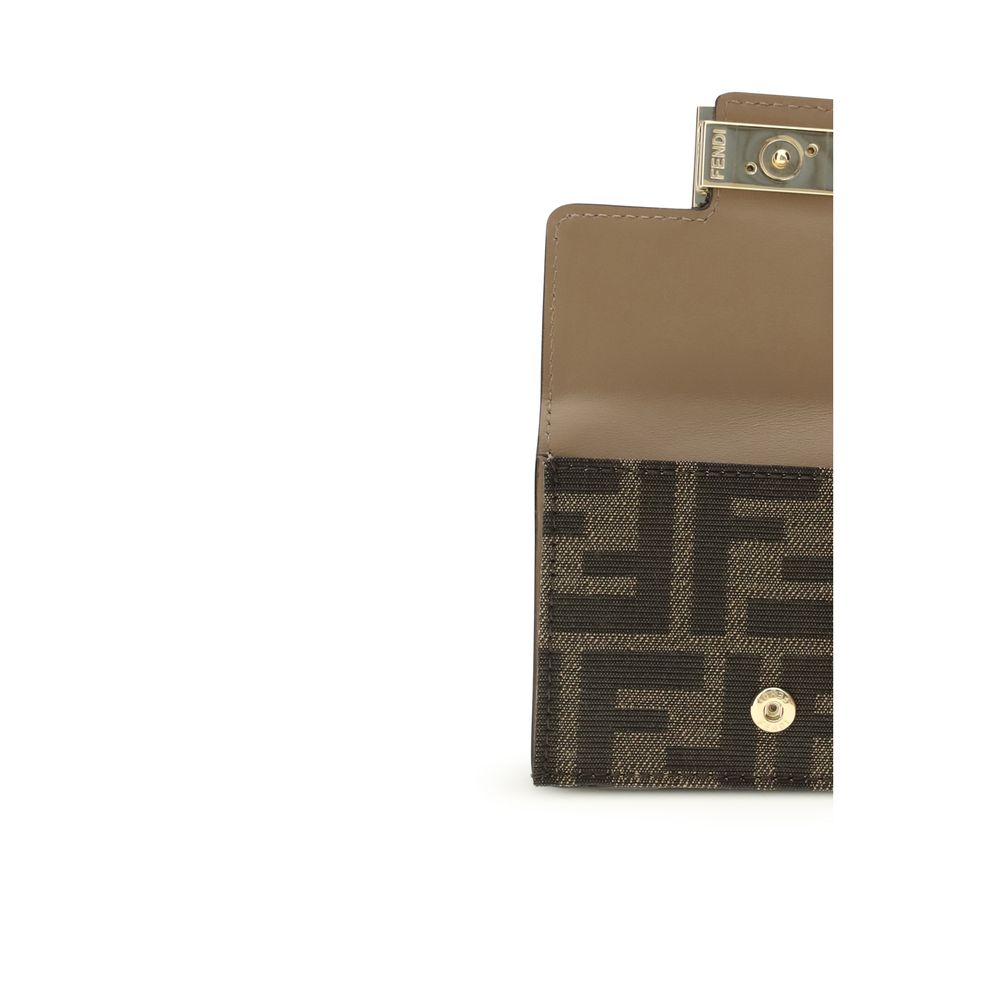 Fendi Brown Fabric Wallet - Image 3
