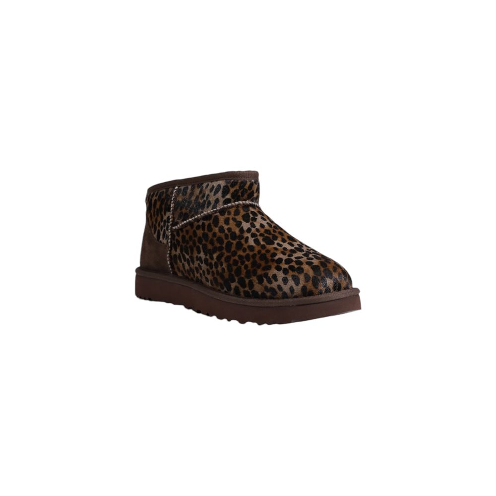 UGG Brown Suede Leather Ankle Boots - Image 2