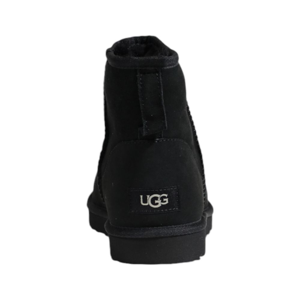 UGG Black Suede Leather Ankle Boots - Image 4