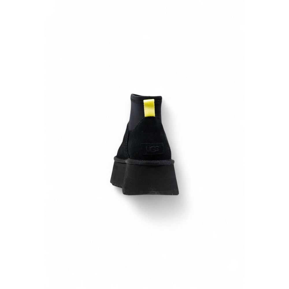 UGG Black Suede Leather Ankle Boots - Image 4