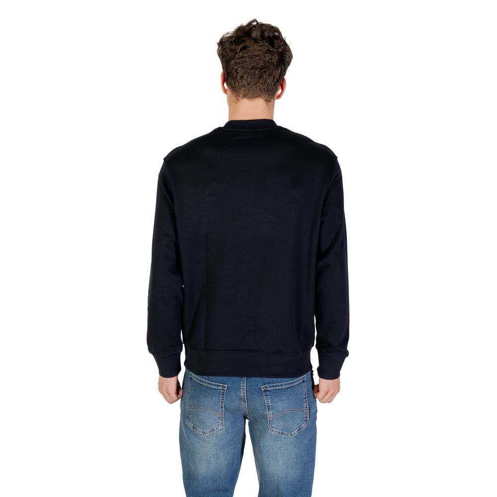 Armani Exchange Blue Cotton Sweatshirt - Image 2
