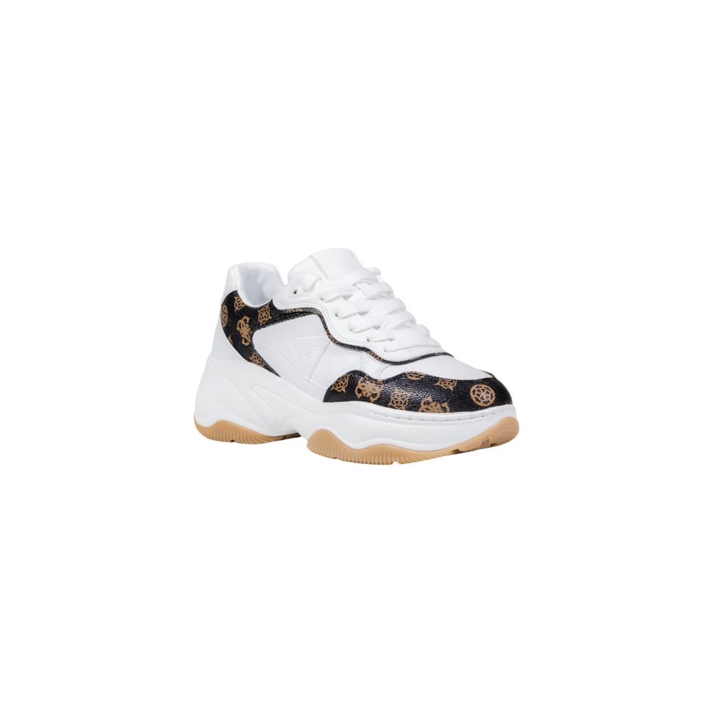 Guess White Polyethylene Chunky Sneakers - Image 2