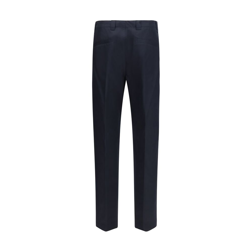 Gucci Blue Cotton Casual Pants - Image 2
