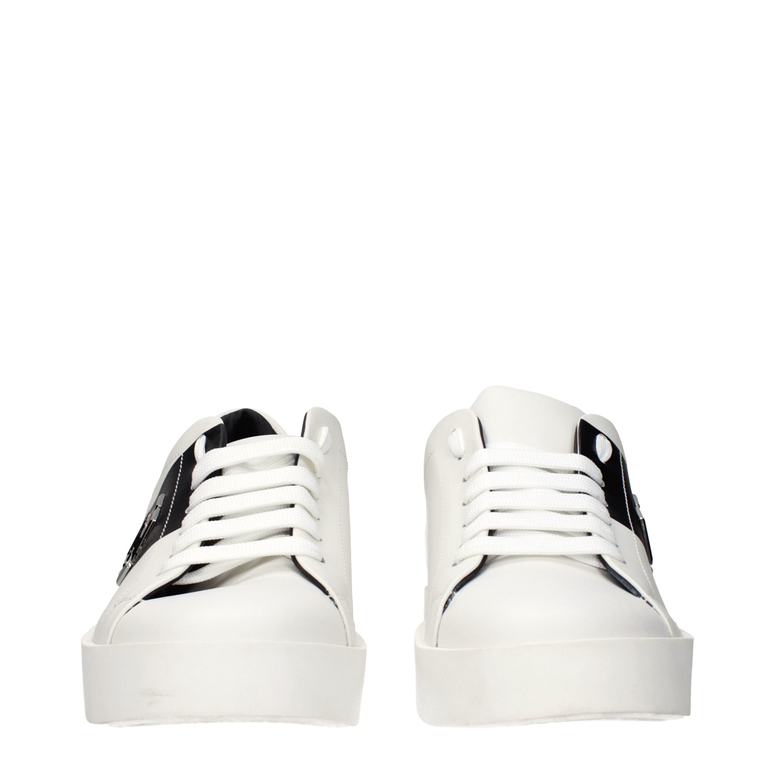 Philipp Plein White Leather Sneakers - Image 3