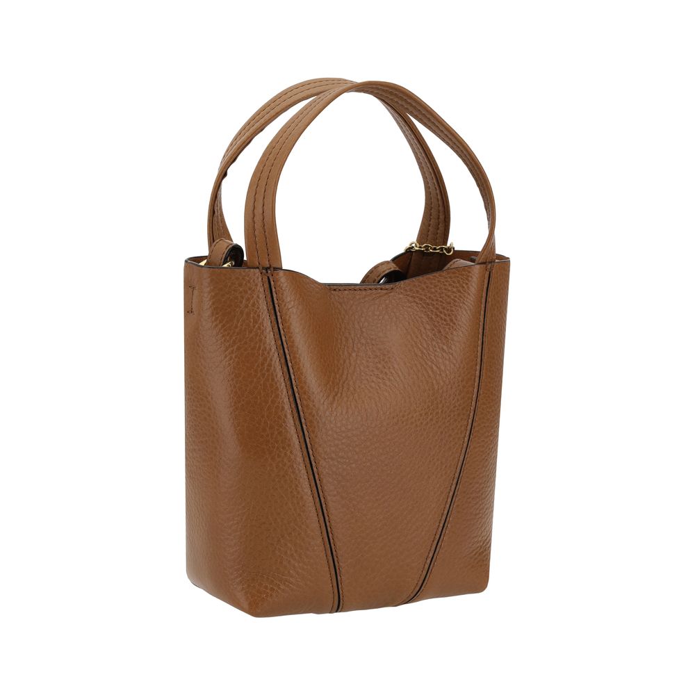 ChloƩ Brown Calf Leather Bos Taurus Shoulder Bag - Image 3