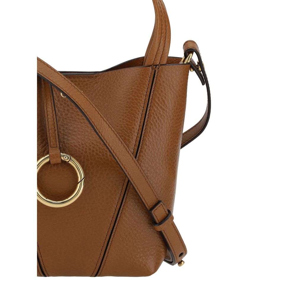 ChloƩ Brown Calf Leather Bos Taurus Shoulder Bag - Image 4